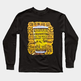 Beer Please in 10 Different Languages Long Sleeve T-Shirt